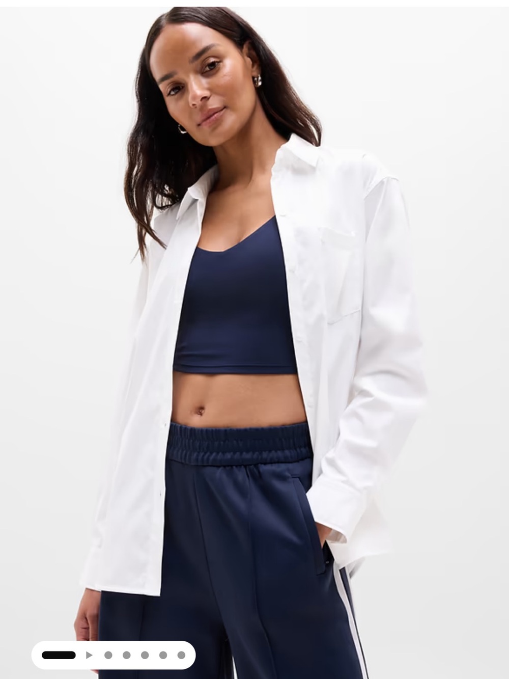 NWT Athleta White Shirt